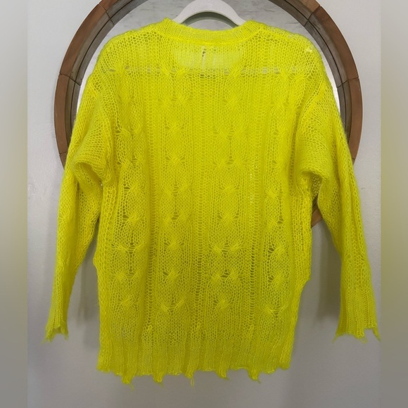Anthropologie Yellow Sweater Size XXS - Picture 6 of 6